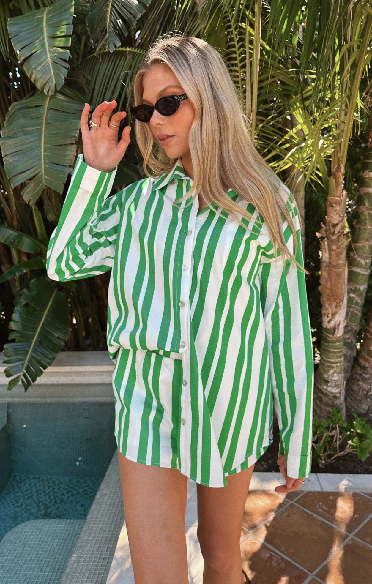 Berman Button Down ~ Mittelstreifen