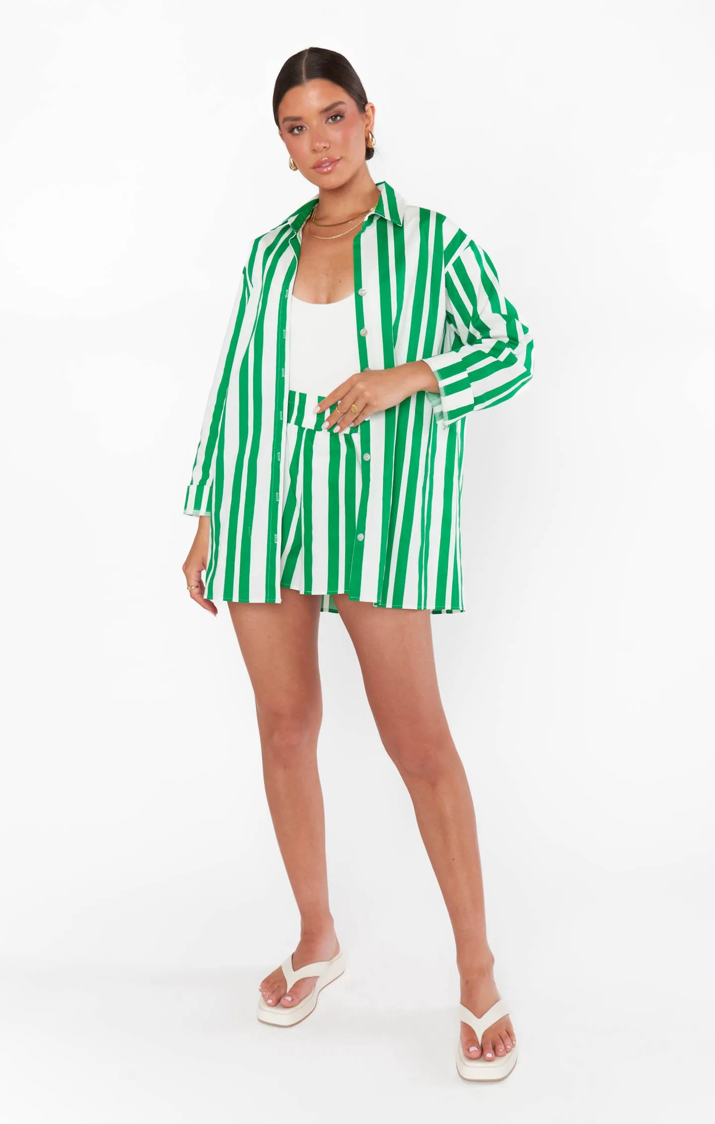 Berman Button Down ~ Mittelstreifen