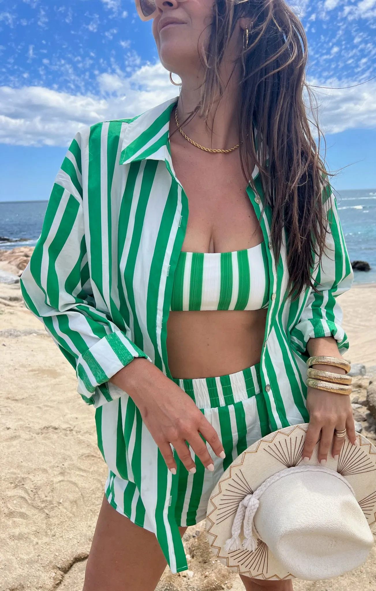 Berman Button Down ~ Mittelstreifen