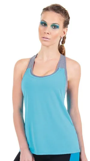 Bia Brazil Activewear Doppelter Trouble Mesh Tank TT4308