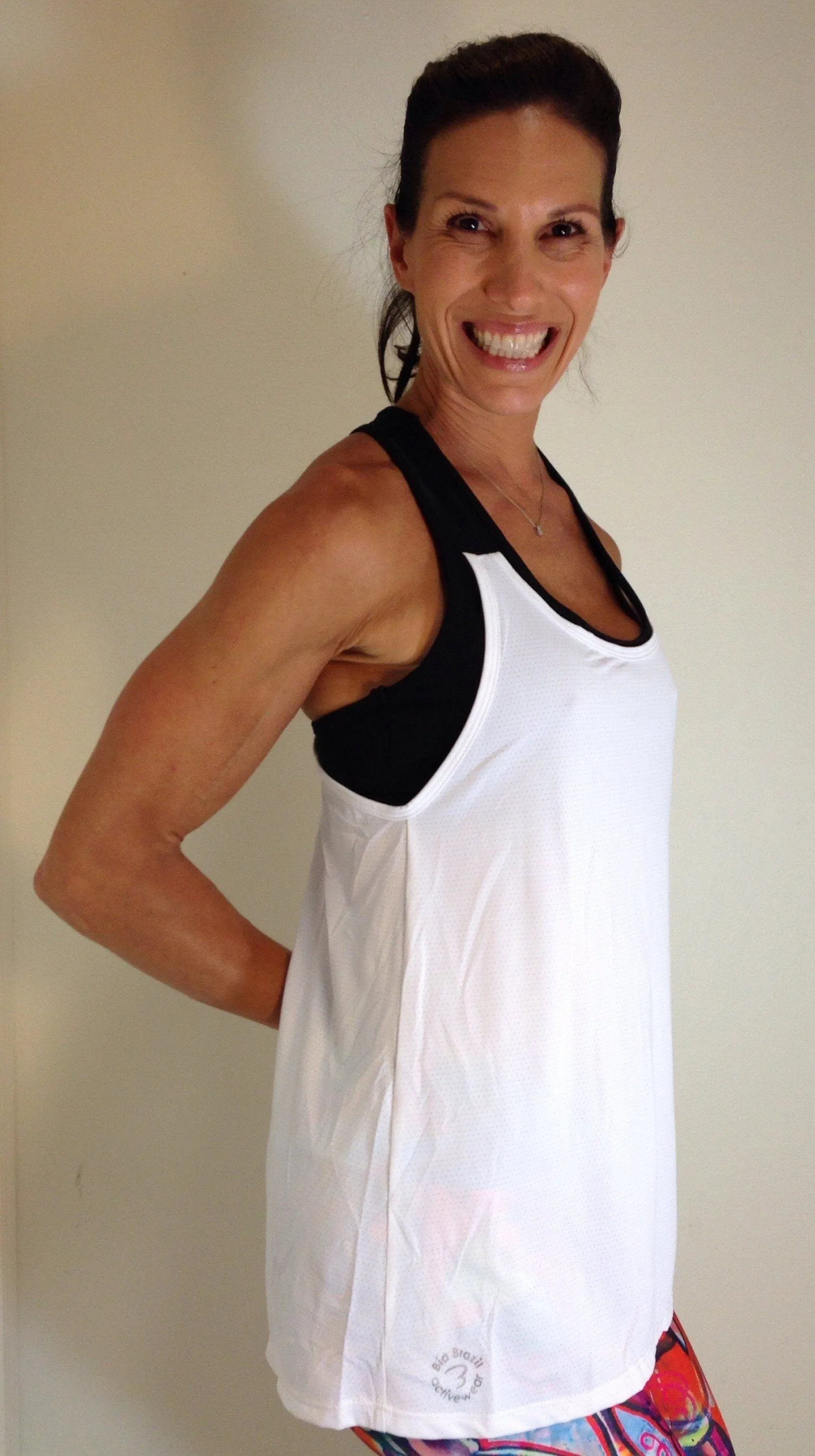 Bia Brazil Activewear Doppelter Trouble Mesh Tank TT4308