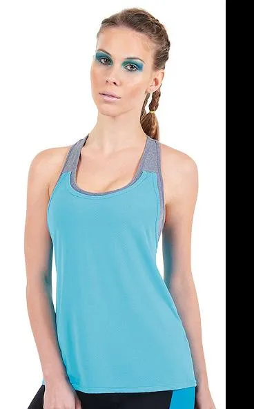 Bia Brazil Activewear Doppelter Trouble Mesh Tank TT4308