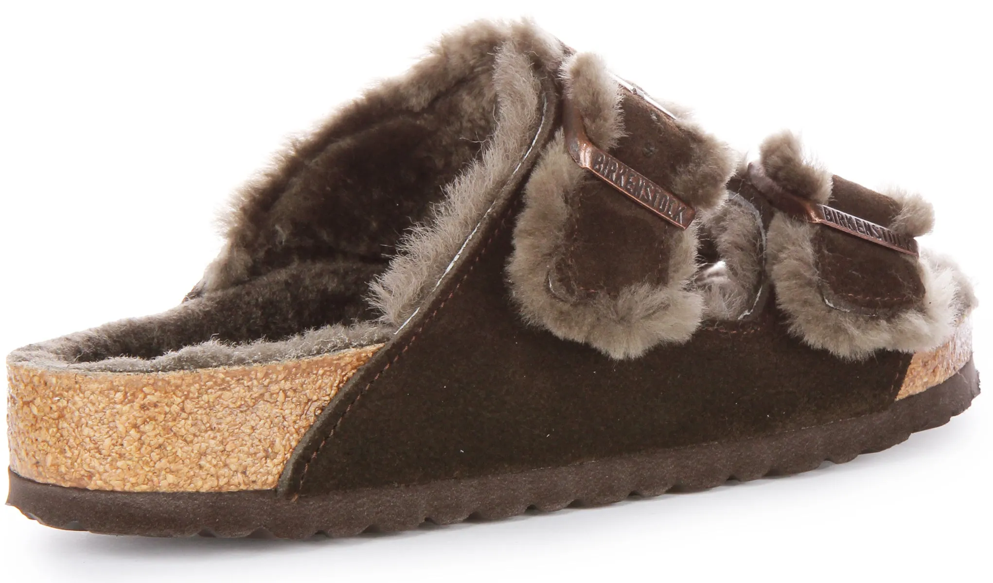 Birkenstock Arizona Shearling In Moca | Regular Fit Schuhe Birkenstock