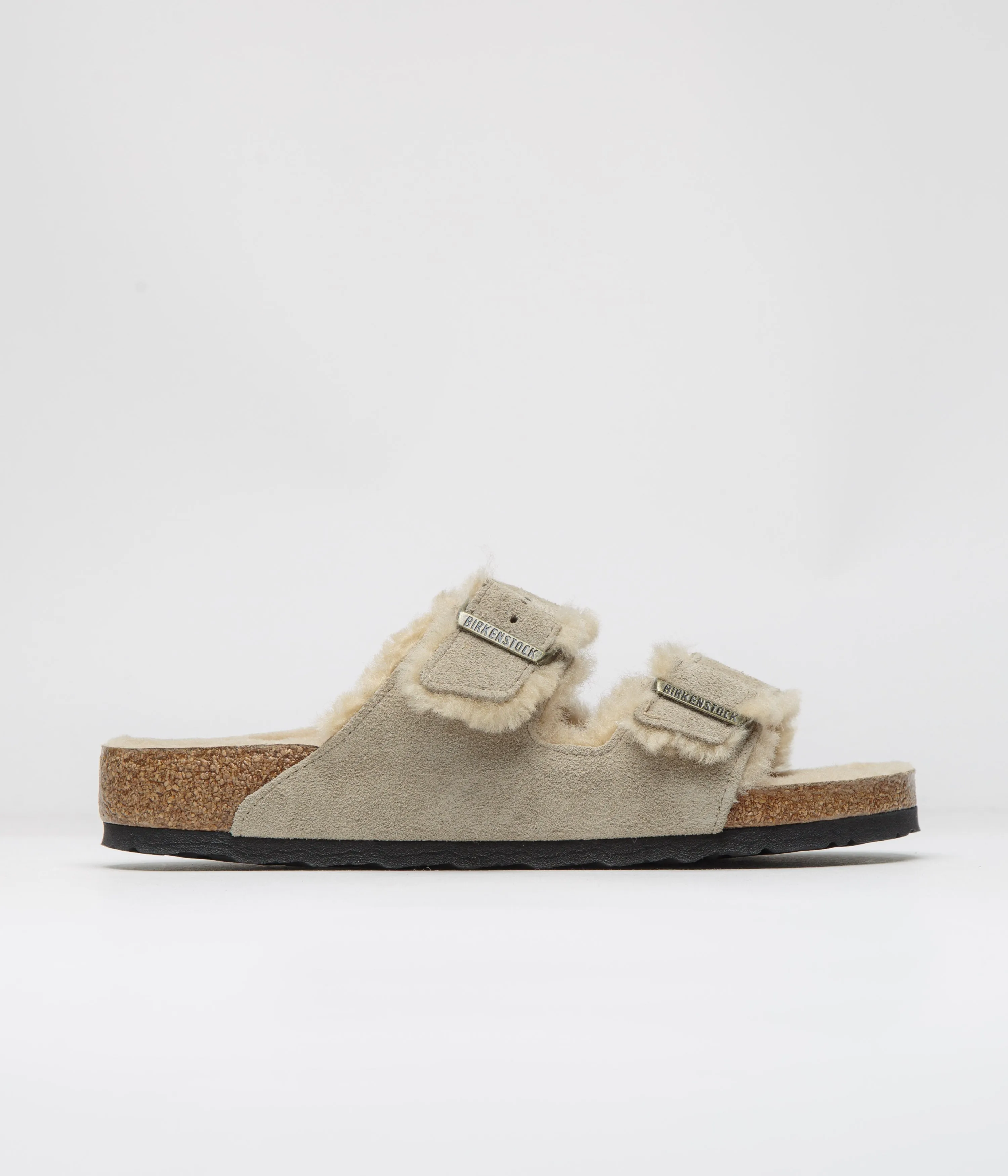 Birkenstock Arizona Shearling Sandalen - Birkenschuhe in Taube