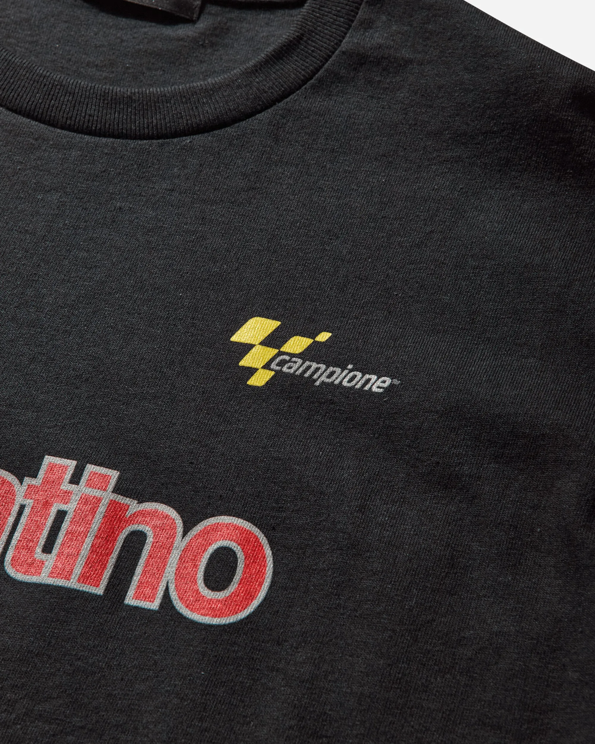 Bleu Mode 'Valentino 46' Tribut T-Shirt Schwarz
