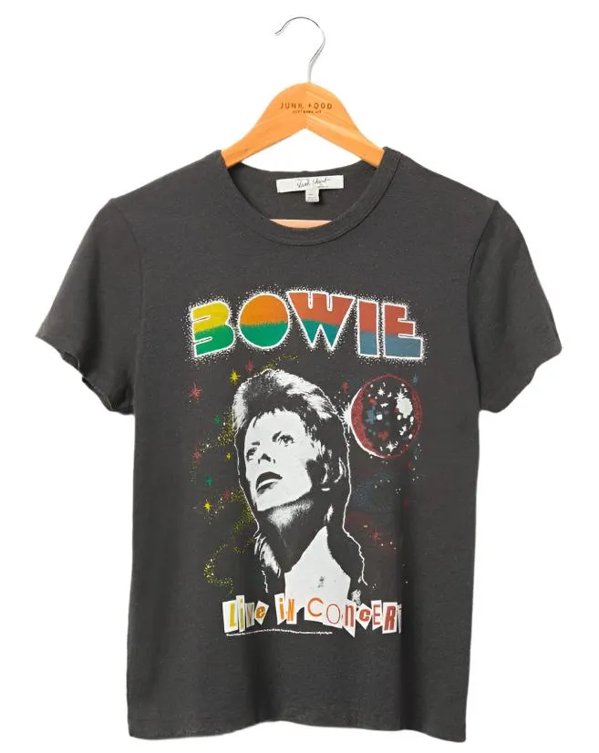 Bowie Live In Konzert Rock and Roll T-Shirt von Junk Food