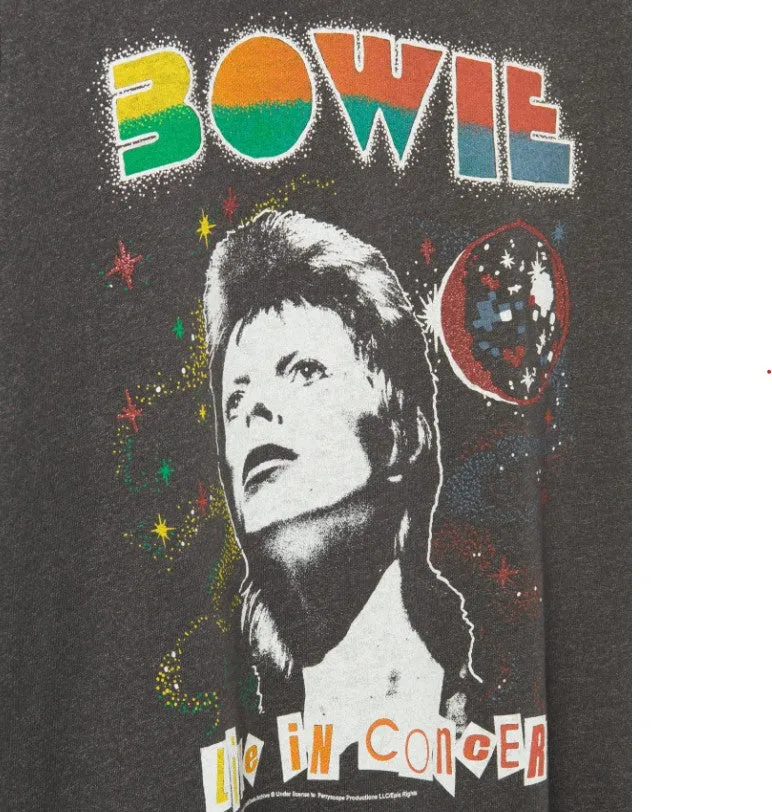 Bowie Live In Konzert Rock and Roll T-Shirt von Junk Food