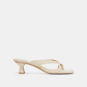 BREVEL ABSÄTZE OFF-WHITE LEDER