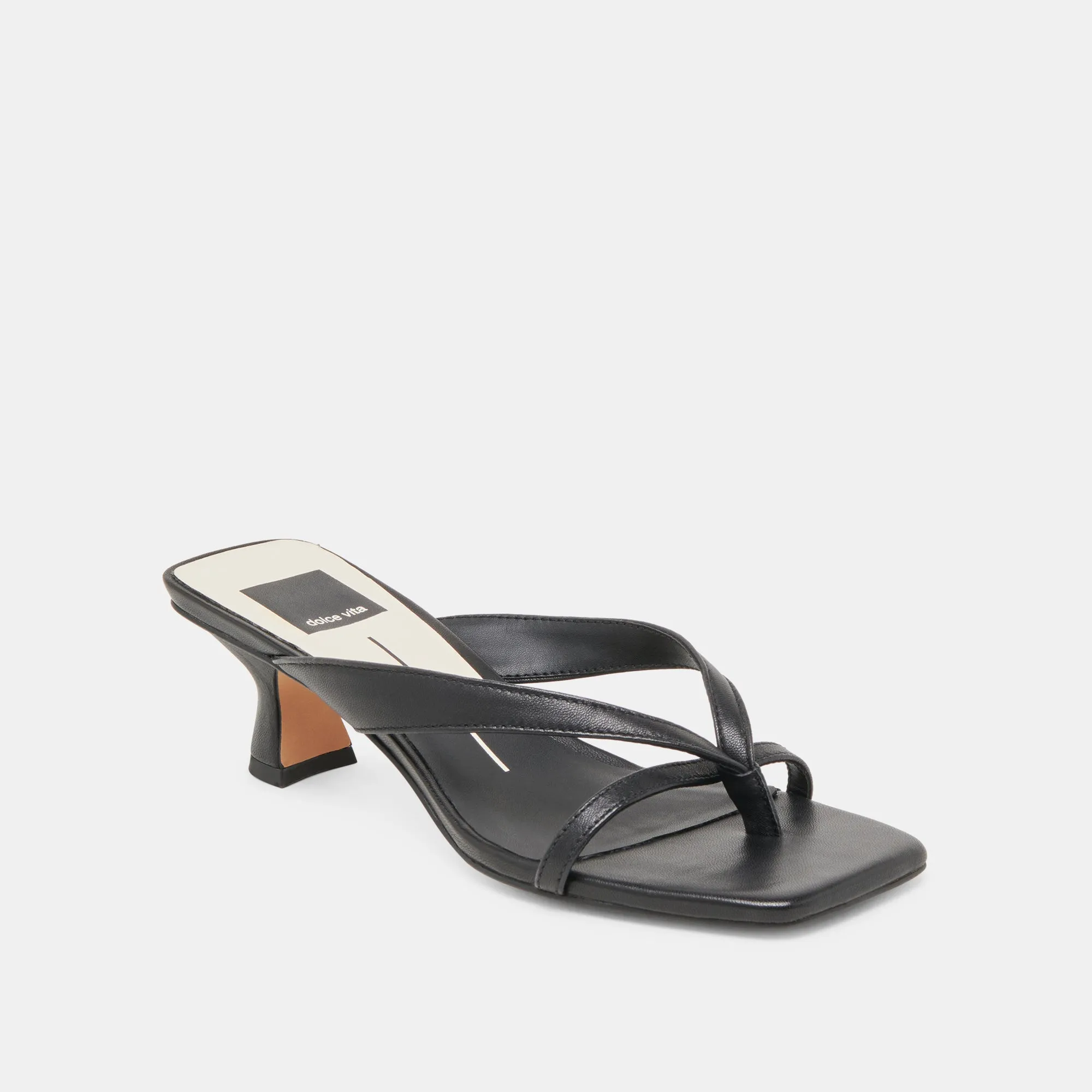 BREVEL WEITE ABSÄTZE ONYX LEDER