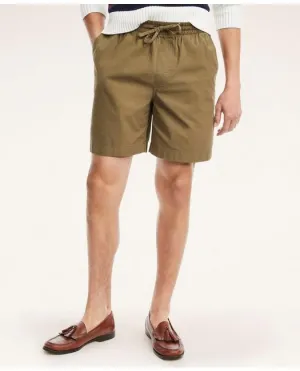 Brooks Brothers Herren Baumwoll-Ripstop-Shorts mit Stretch in Olive Brooks Brothers
