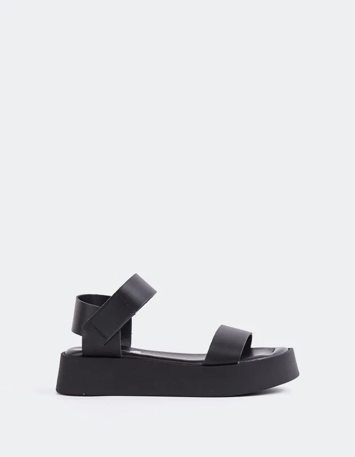 Buttercup Schwarzes Leder