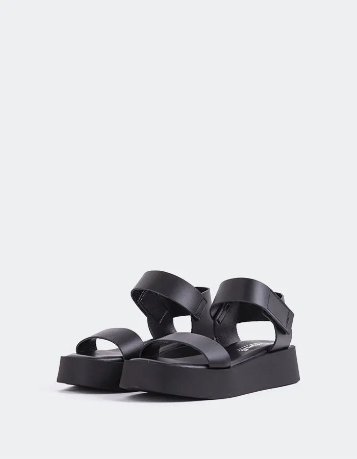 Buttercup Schwarzes Leder