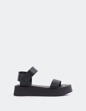 Buttercup Schwarzes Leder