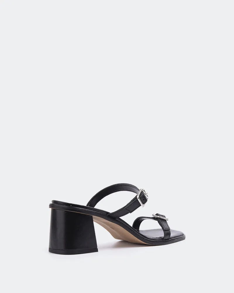 Cagliari Leder in Schwarz