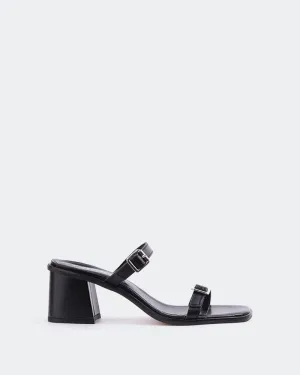 Cagliari Leder in Schwarz