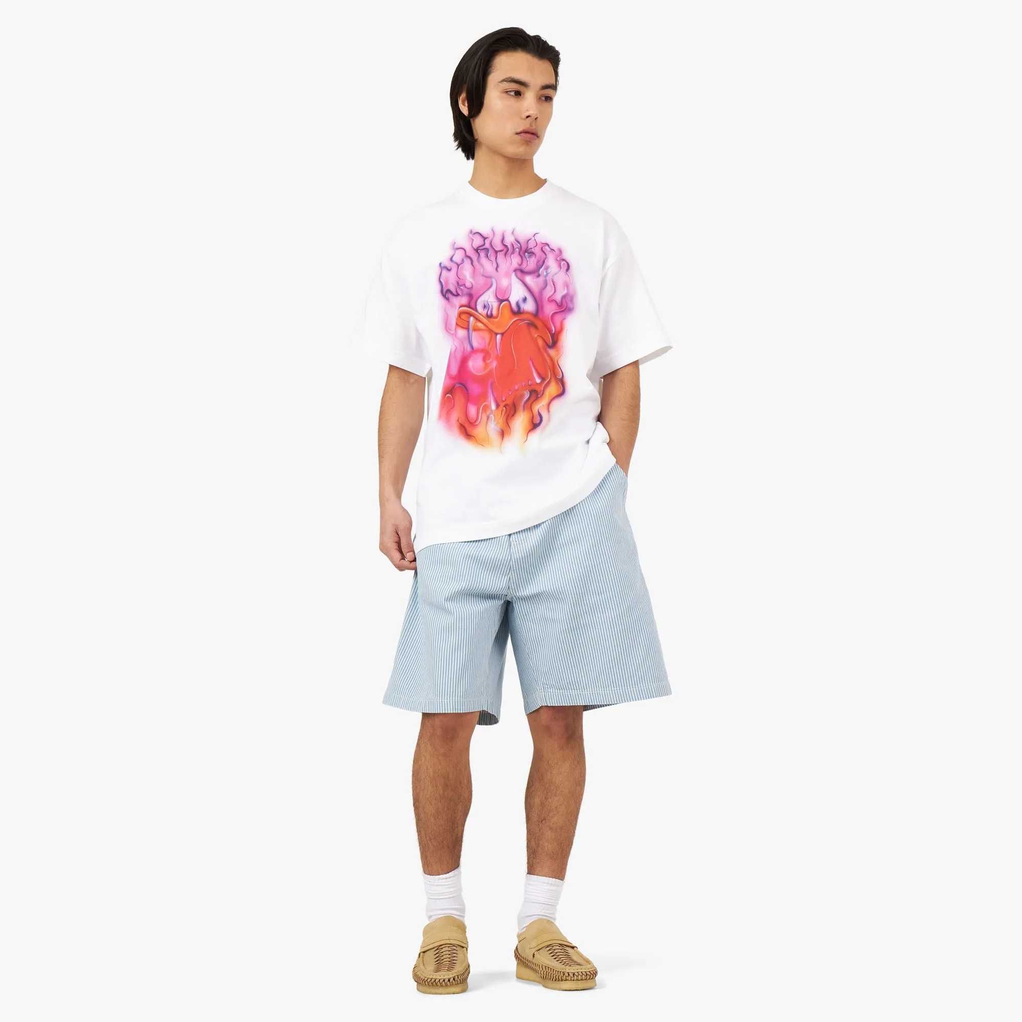 Carhartt WIP Babybrush Duck T-Shirt / Weiß