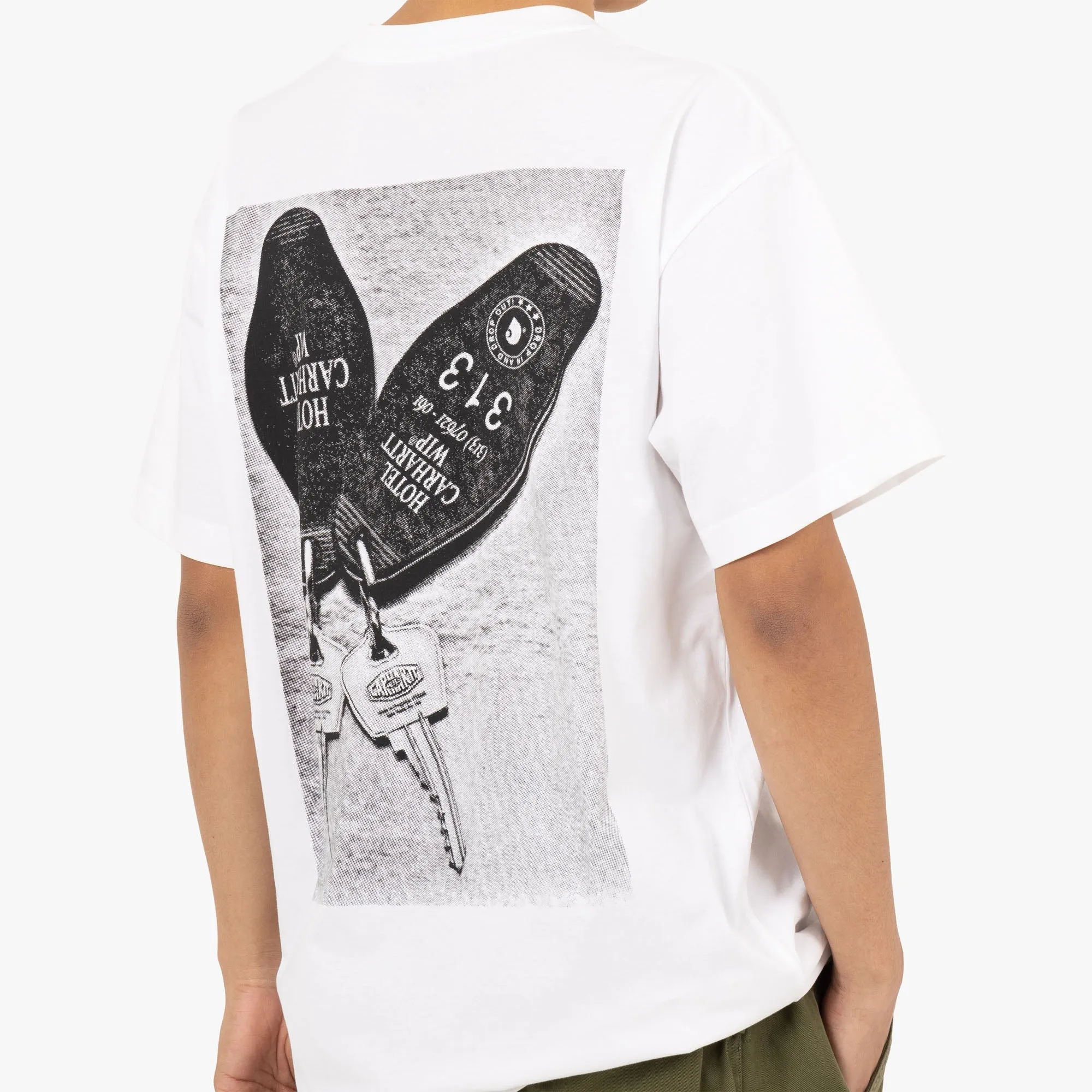 Carhartt WIP Hotel Keys T-Shirt Weiß / Schwarz