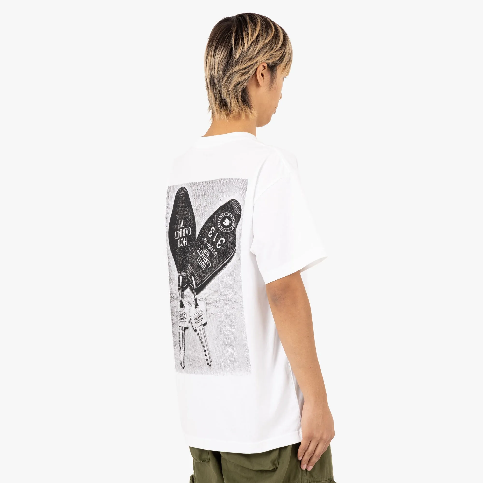 Carhartt WIP Hotel Keys T-Shirt Weiß / Schwarz