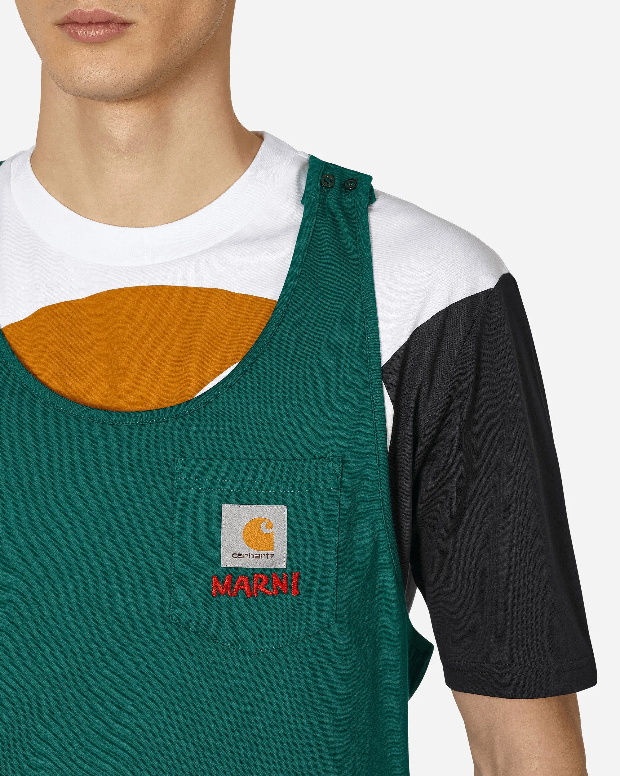 Carhartt WIP T-Shirt mit Tasche in Grün