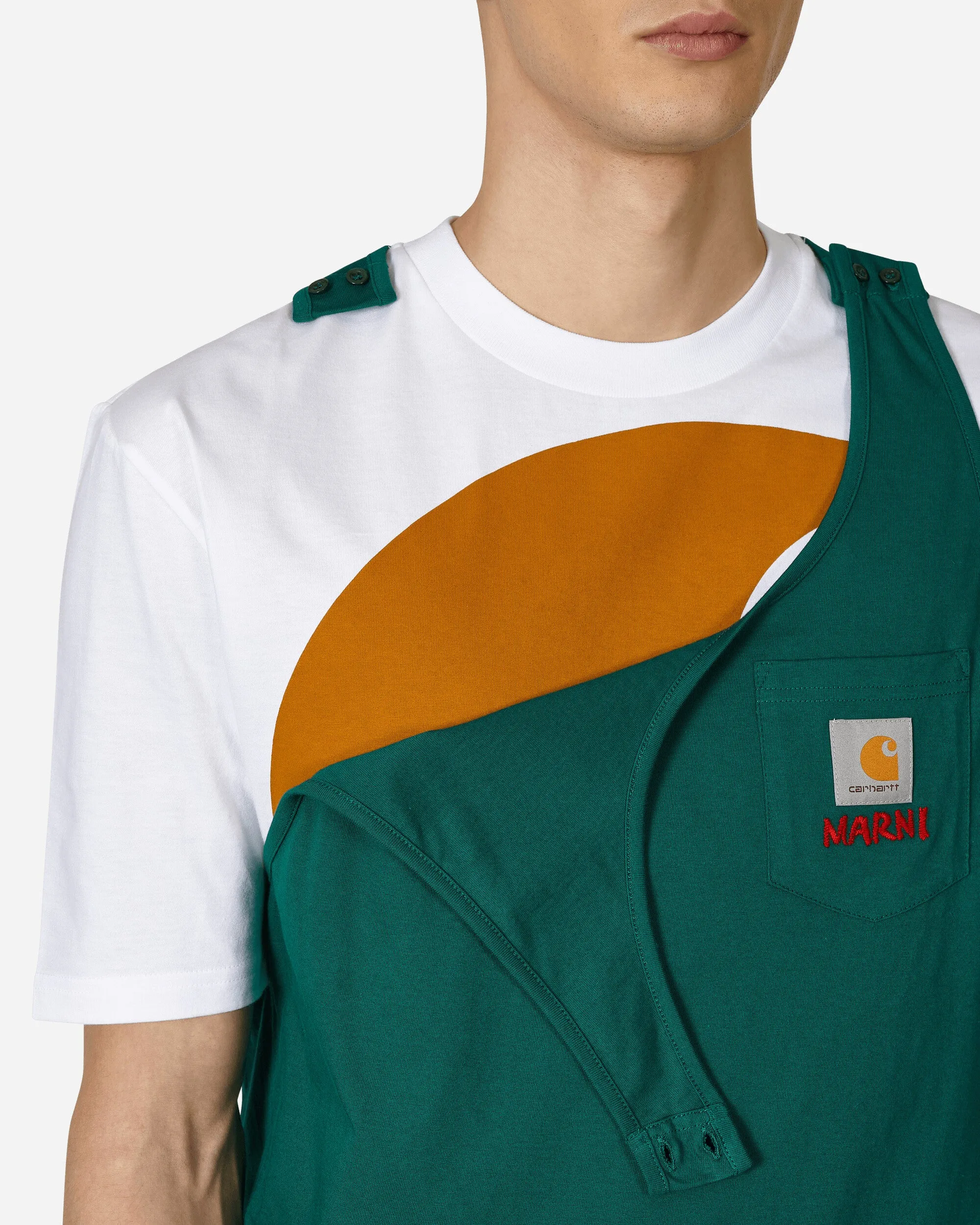Carhartt WIP T-Shirt mit Tasche in Grün