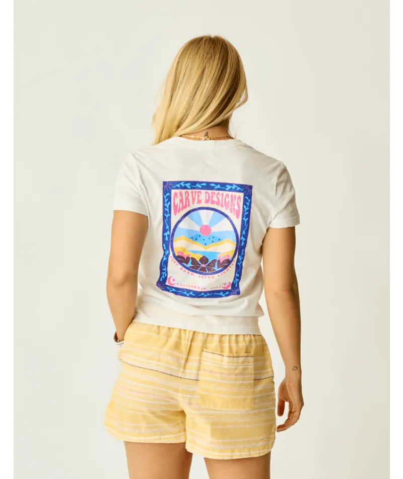 Carve Designs Cassidy Grafik-T-Shirt - Wolken Poster