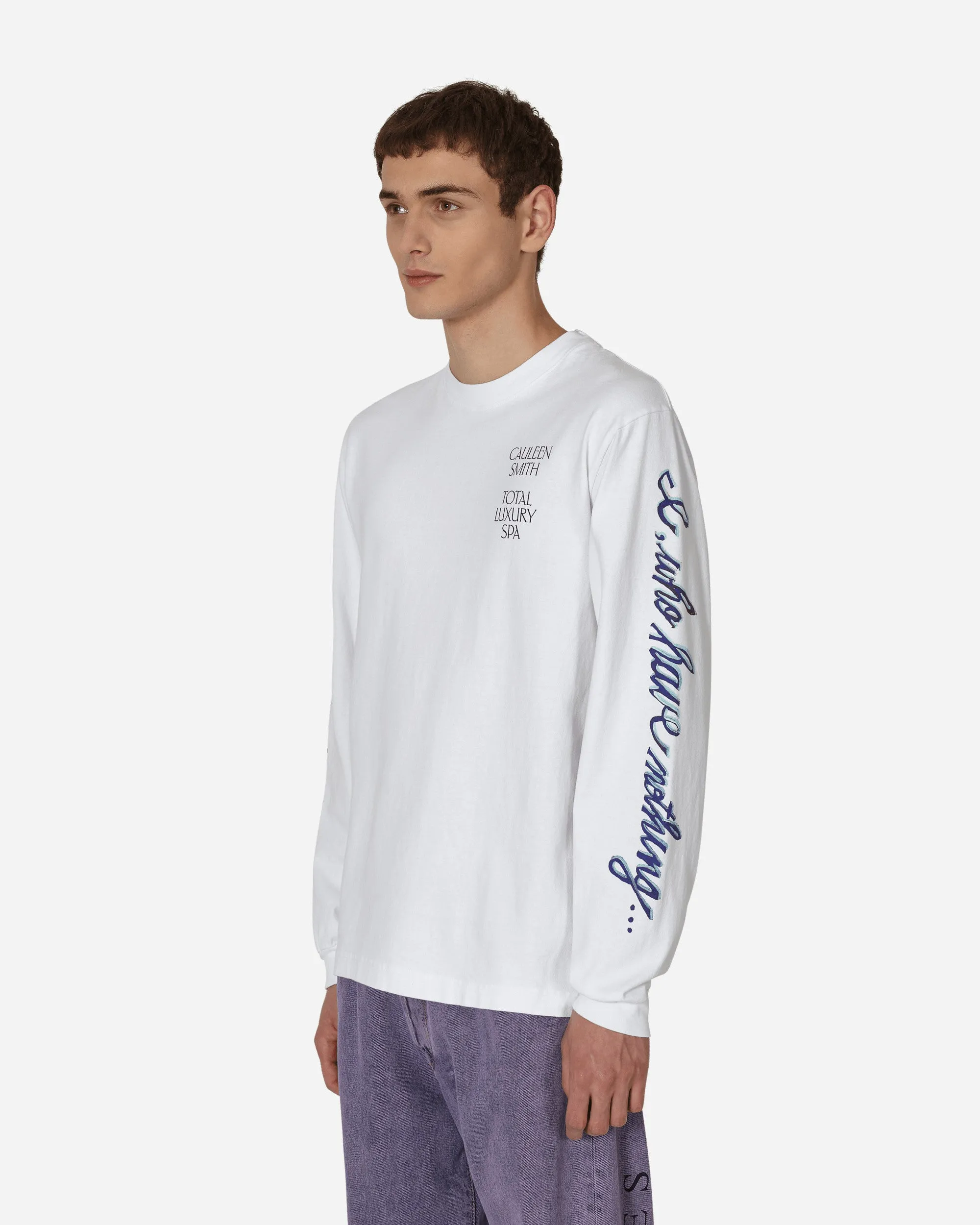 Cauleen Smith I Weißes Langarm-T-Shirt Weiß