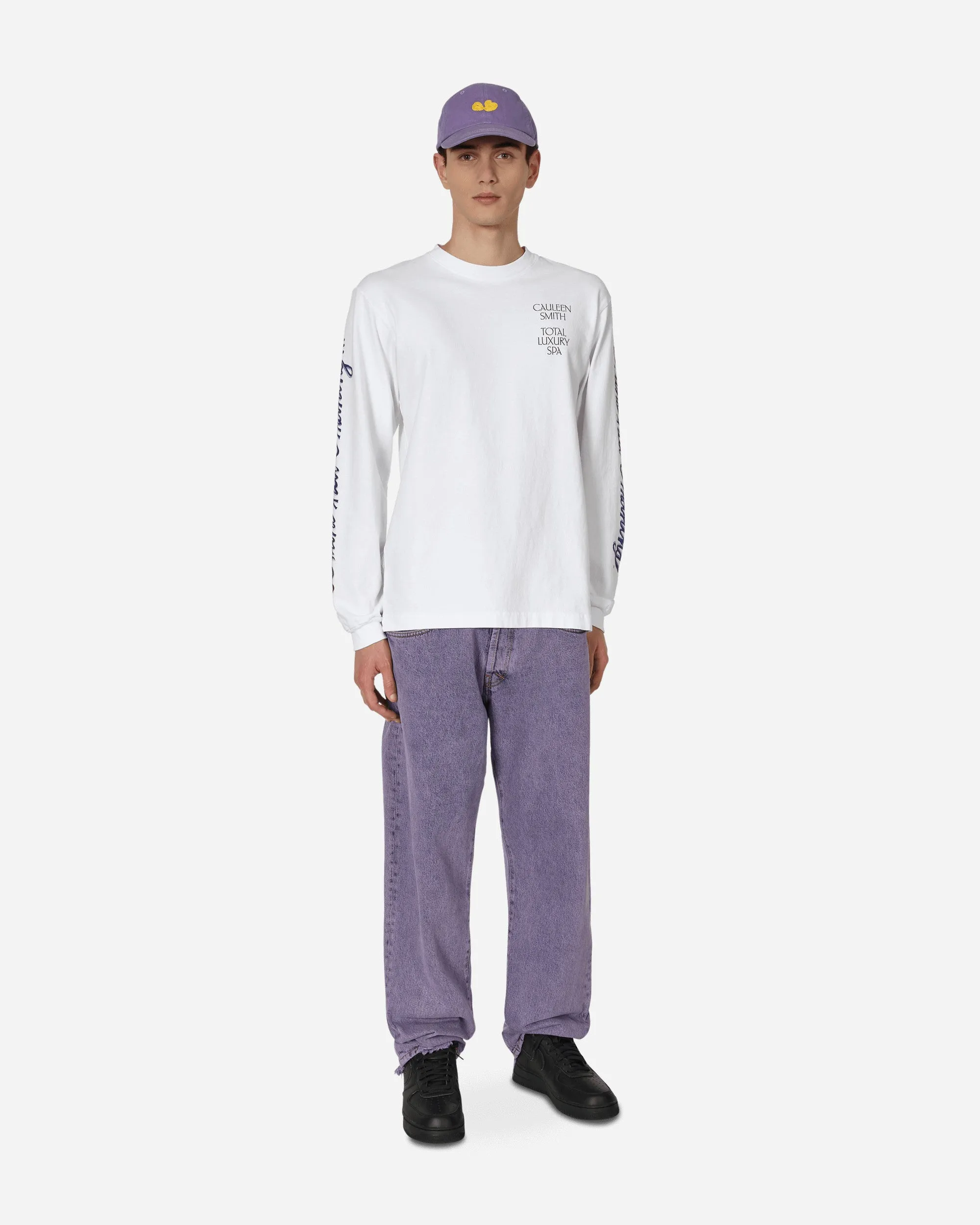 Cauleen Smith I Weißes Langarm-T-Shirt Weiß