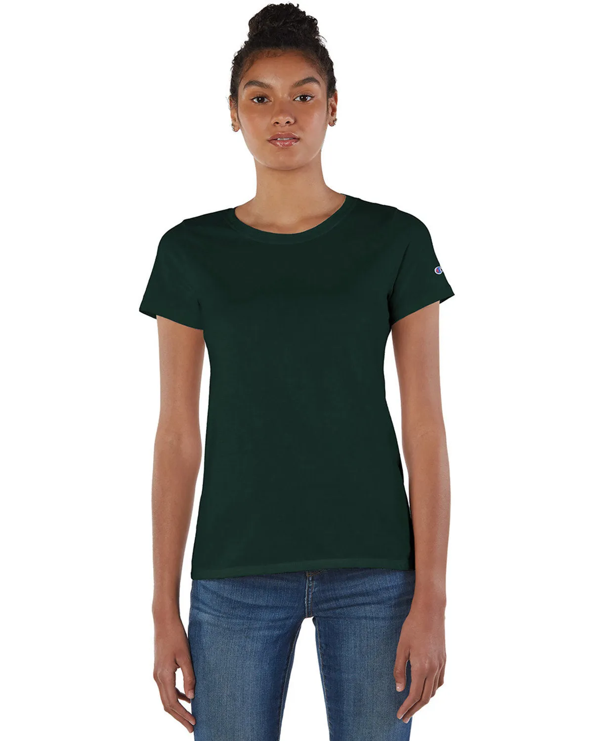 Champion CP20 Damen Ringspun-Baumwoll-T-Shirt