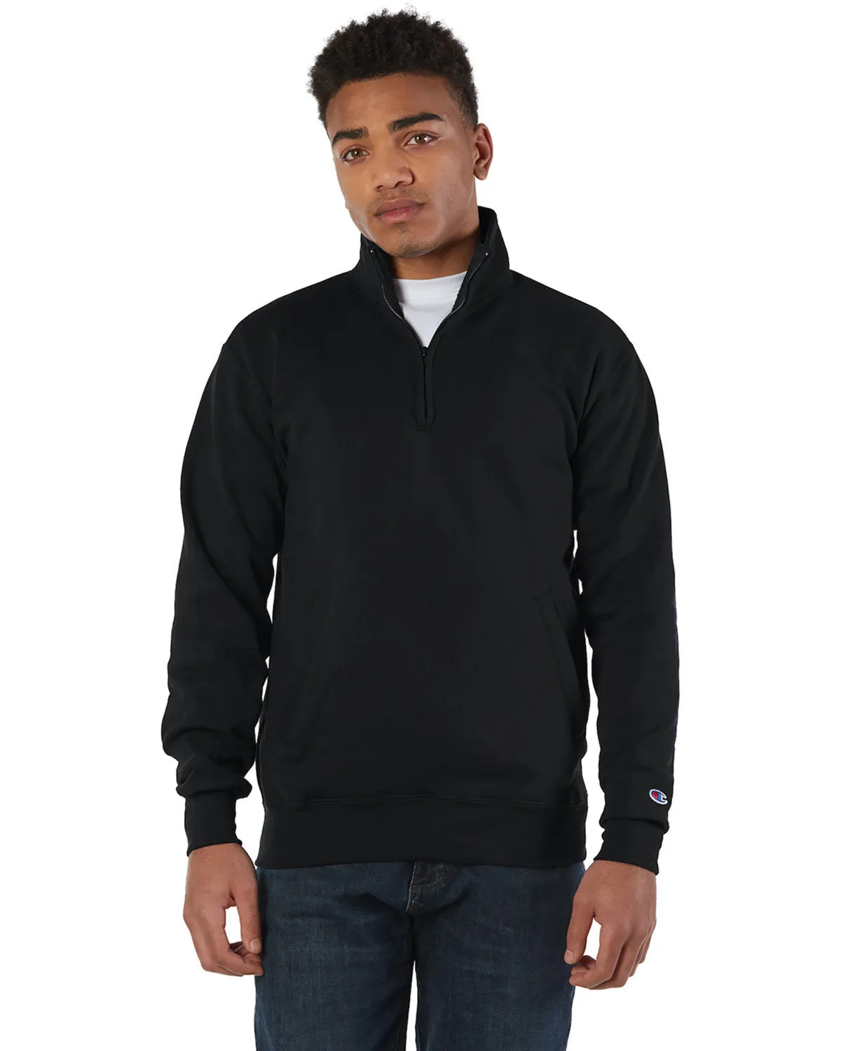 Champion S400 Erwachsenen Doppelt Trocken Eco Viertel-Reißverschluss Pullover