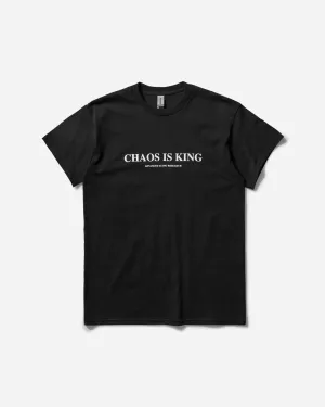 Chaos ist König T-Shirt Schwarz