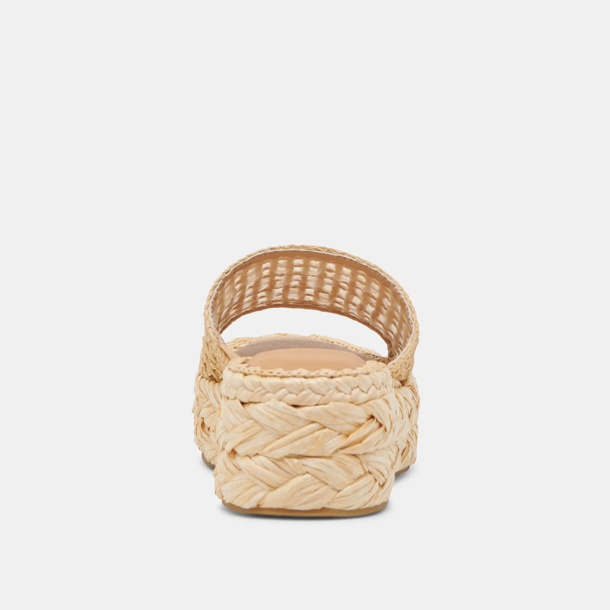 CHAVI MESH SANDALEN NATUR GEFLOCHTENE RAFFIA