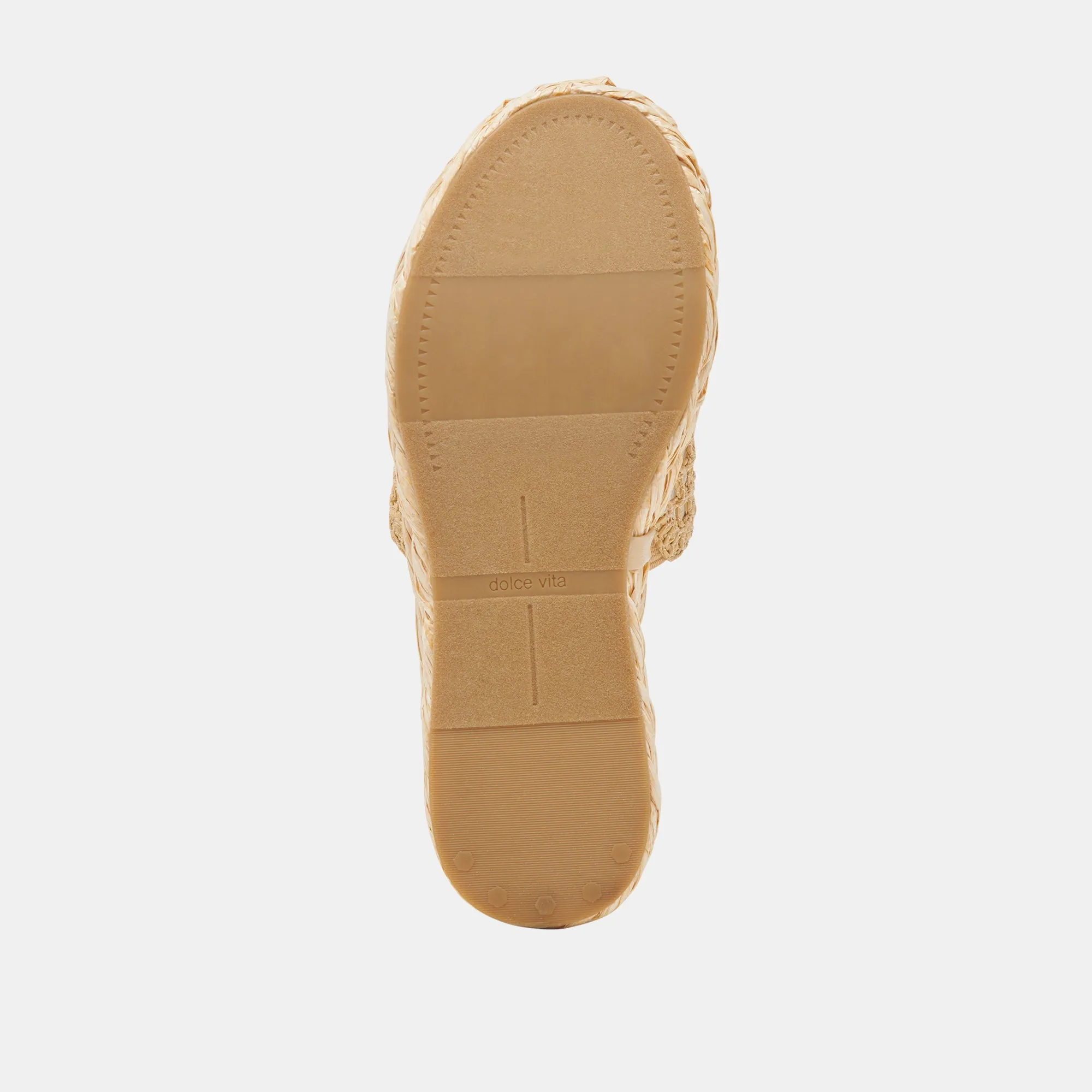 CHAVI MESH SANDALEN NATUR GEFLOCHTENE RAFFIA