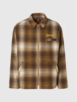 GEPRÜFTES KARIERTES ZIP-UP OVERSHIRT