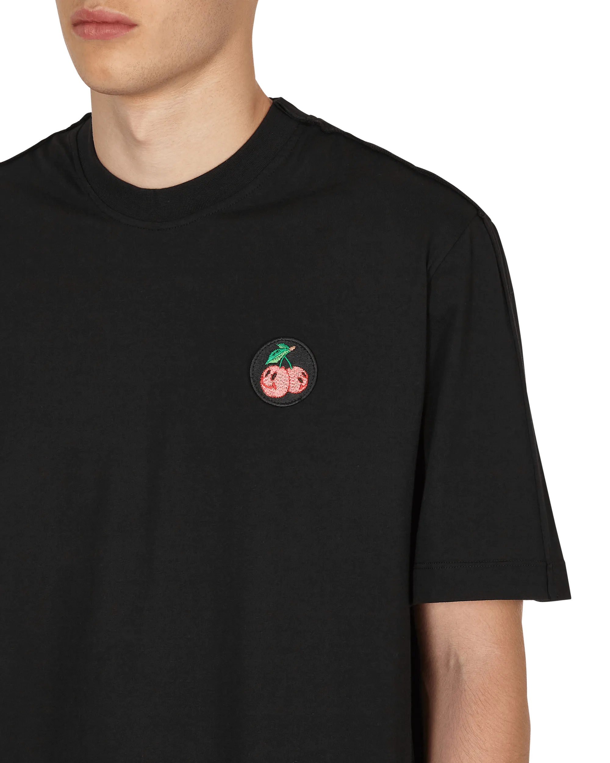 Kirschen T-Shirt Schwarz