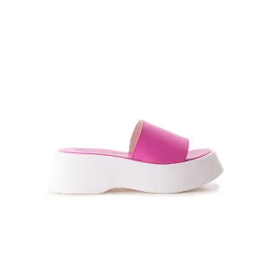 Chino Fuchsia Leder