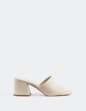 Clarabelle Off-White Leder