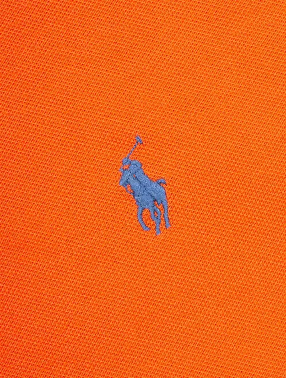 Klassisch geschnittenes Polo in Orange