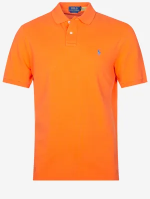 Klassisch geschnittenes Polo in Orange
