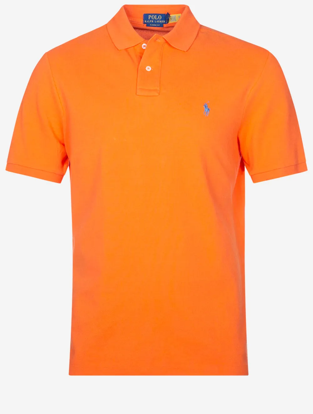 Klassisch geschnittenes Polo in Orange