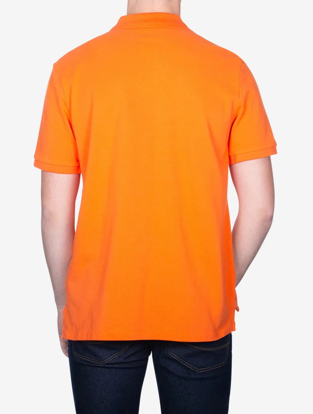 Klassisch geschnittenes Polo in Orange