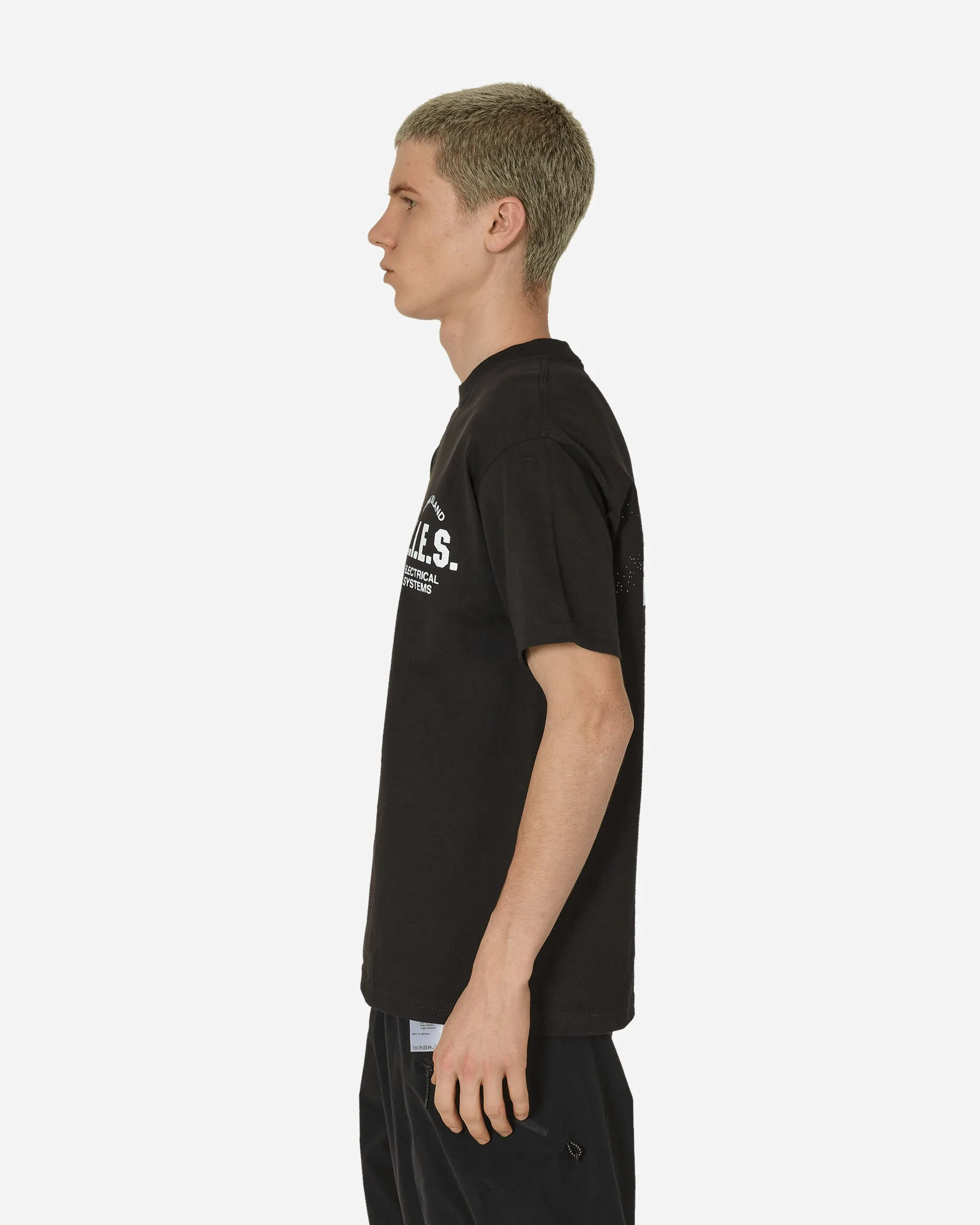 Klassisches Logo-Print T-Shirt Schwarz