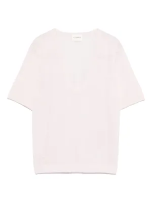 Geschlossene Damen-T-Shirts und Polos in Rosa