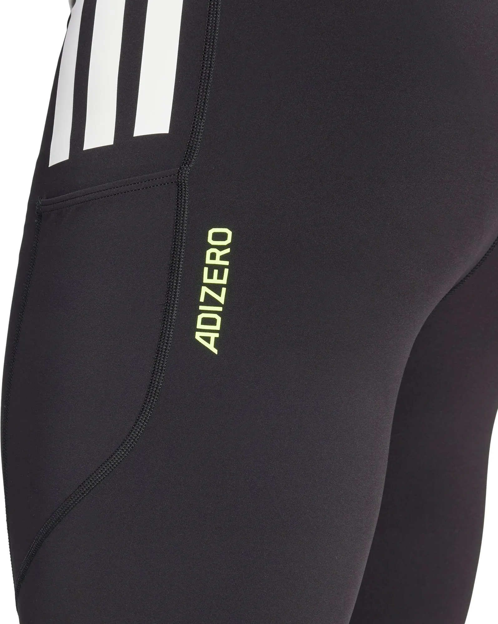 Bekleidung Adidas Herren adidas Adizero Herren Lauf-Tights - Schwarz