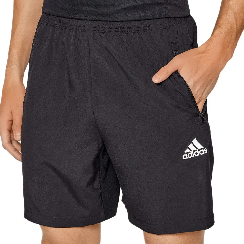 Bekleidung Adidas Herren adidas AeroReady Designed To Move Gewebte Herren Trainingsshorts - Schwarz