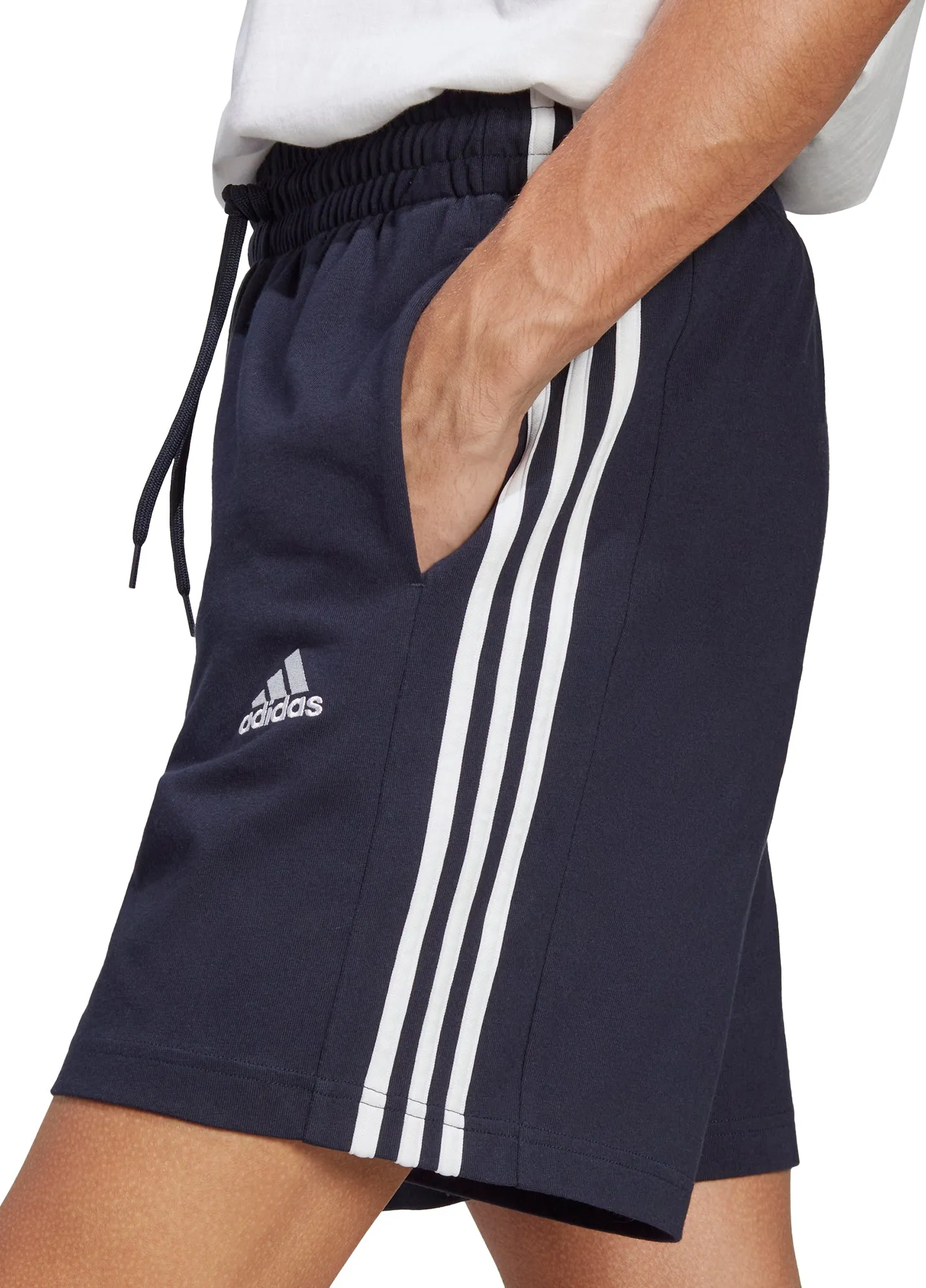 Bekleidung Adidas Herren adidas Essentials 3 Streifen 7 Zoll Herrenshorts - Marine