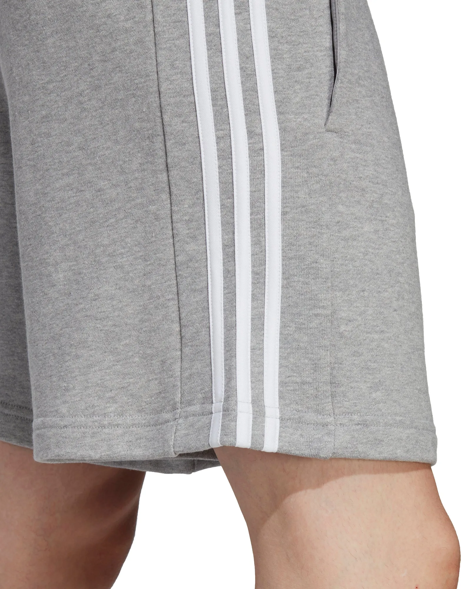 Bekleidung Adidas Herren adidas Essentials 3 Streifen Herren Shorts - Grau