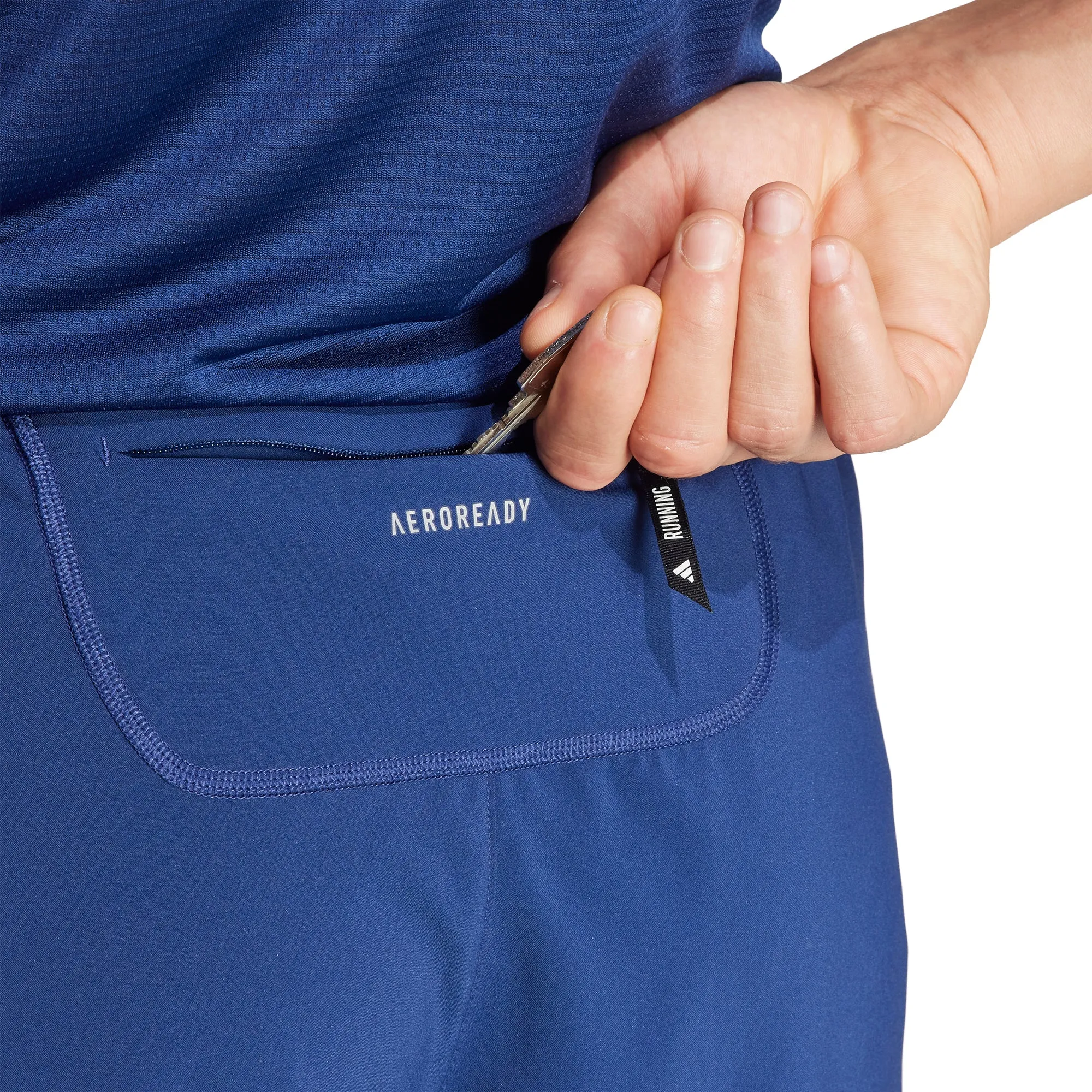 Bekleidung Adidas Herren adidas Own The Run 5 Zoll Herren Laufshorts - Blau