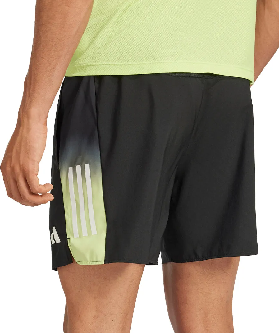 Bekleidung Adidas Herren adidas Own The Run Farbblock 7 Zoll Herren Laufshorts - Schwarz
