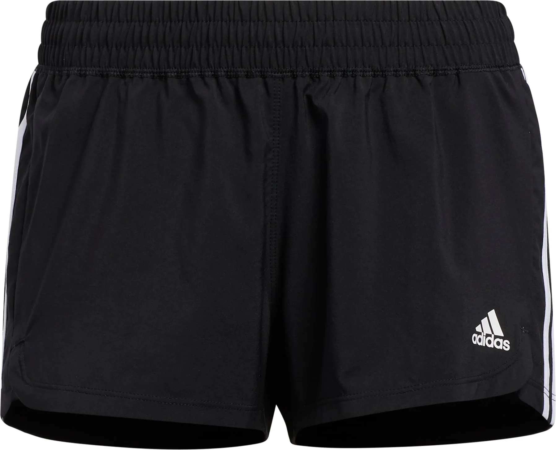 Bekleidung Adidas Damen adidas Pacer 3 Streifen Gewebte Damen Trainingsshorts - Schwarz