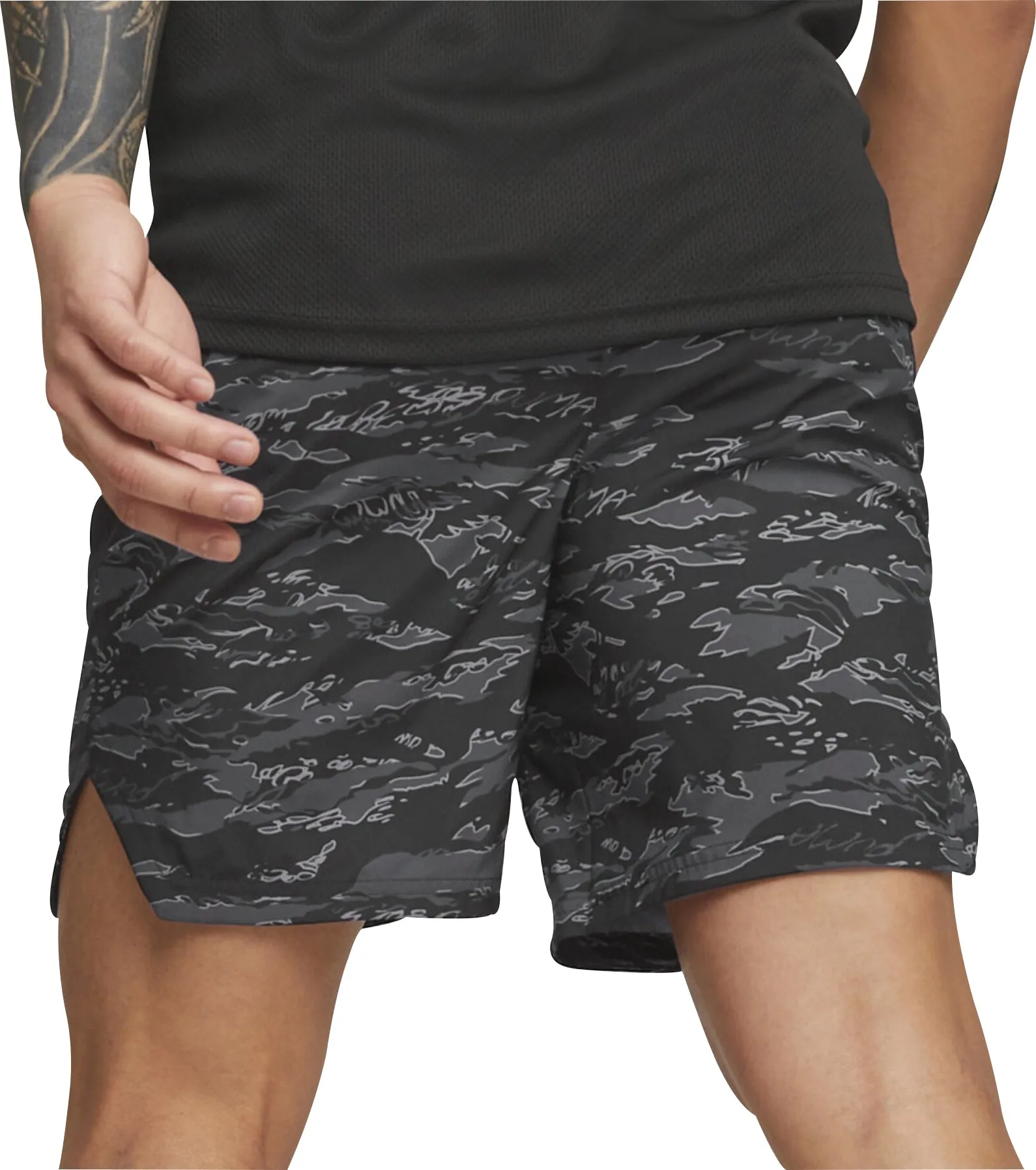 Bekleidung Puma Herren Puma Concept Woven 7 Zoll Herren Trainingsshorts - Schwarz